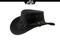 Black Jungle ELDORADO Westernhut Australien Outdoorhut Lederhut Cowboyhut Reithut Hut Unisex