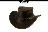 Black Jungle ELDORADO Westernhut Australien Outdoorhut Lederhut Cowboyhut Reithut Hut Unisex