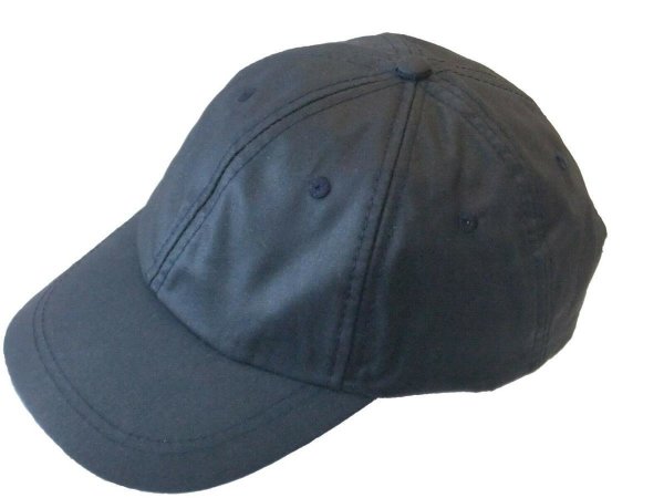 Black Jungle Oilskin Cap Baseball Kappe Regenmütze Schirmmütze Regenkappe Wetterfest Verstellbar Navy