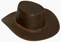 Black Jungle BROOME Australien Western Style Sonnenschutz  Lederhut Hut Hüte Braun S (54-55 cm)
