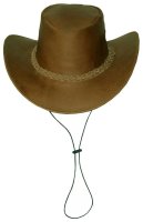 Black Jungle BROOME Australien Western Style Sonnenschutz  Lederhut Hut Hüte Tan M (56-57 cm)